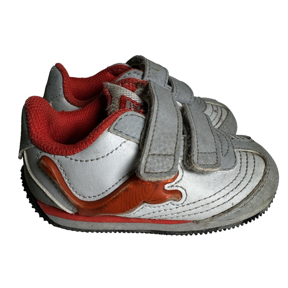 Puma Speeder Illuminescent Sneakers Toddler US Sz 5 White/Orange LightUp School